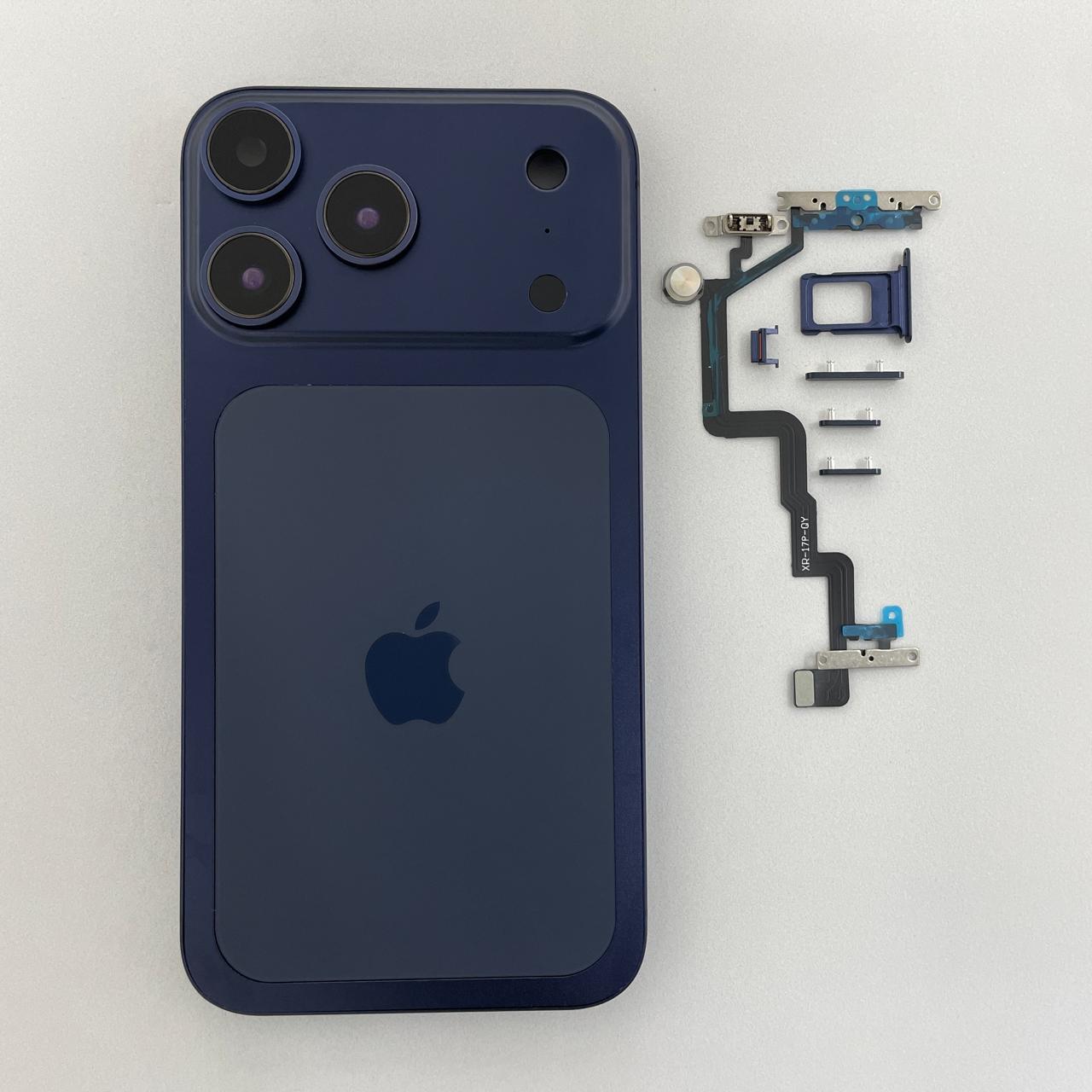 Mobile Phone Body Housing For Iphone Xr To 17 Pro Converter Body Deep Blue