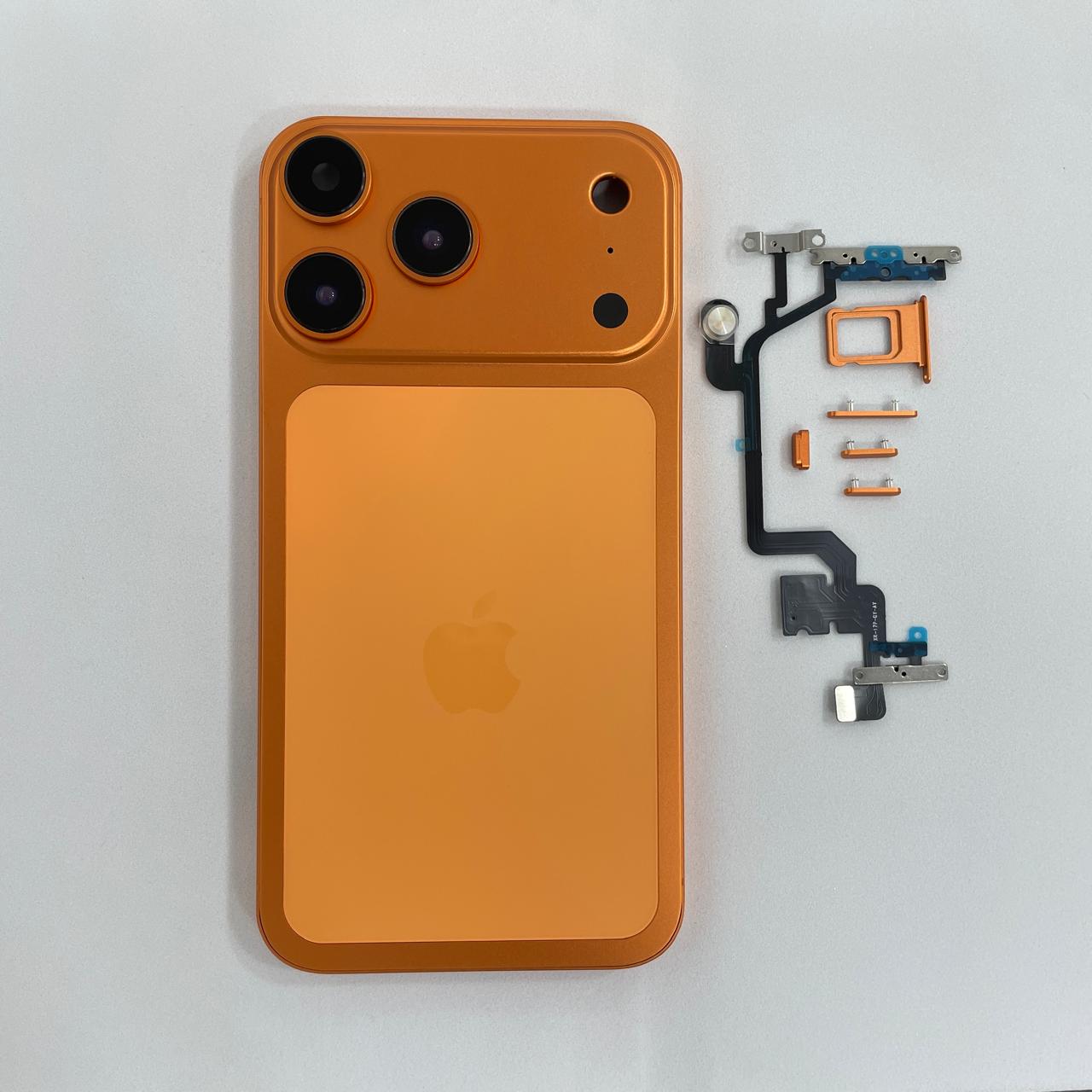 Mobile Phone Body Housing For Iphone Xr To 17 Pro Converter Body Orange