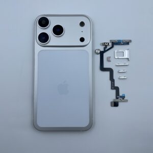 Mobile Phone Body Housing For Iphone Xr To 17 Pro Converter Body Silver